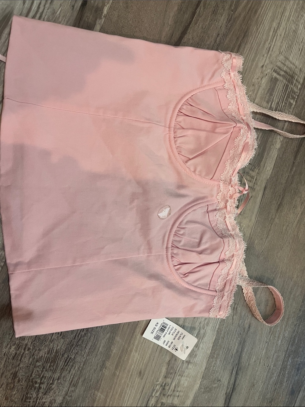 New with tag! PacSun Pink Lace-Trim Camisole Tank